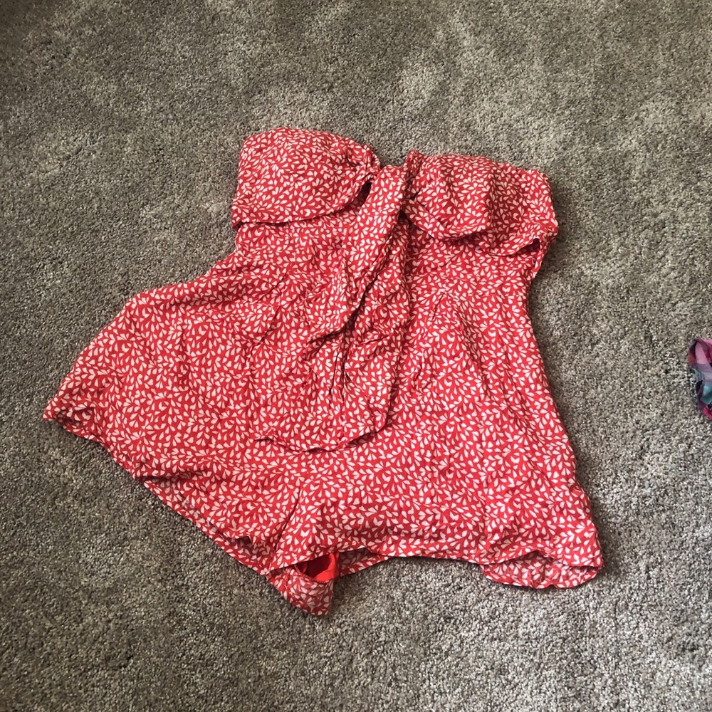 Blue Blush Romper - never worn